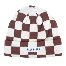 Load image into Gallery viewer, Checkered Browns Cuff Beanie
