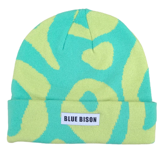 Lava Lamp Beanie in Green Machine