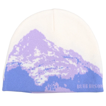 Load image into Gallery viewer, Mountain Peaks Skull Cap Beanie, Purple
