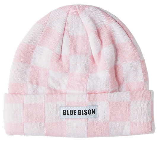 Checkered Pinks Cuff Beanie