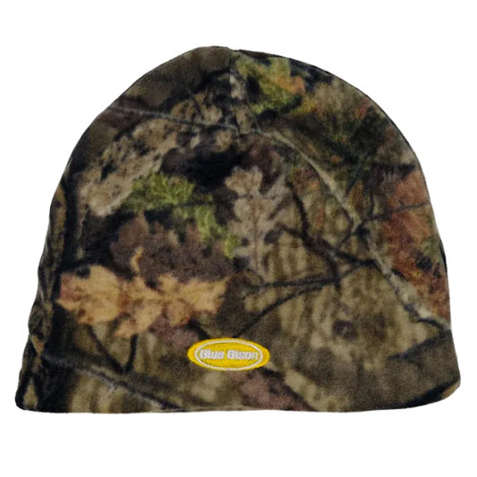 Camo Fleece Beanie in Yellow