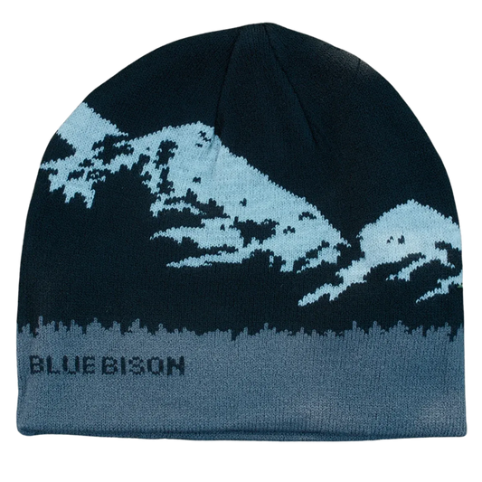 Mountain Peak Skull Cap in Black
