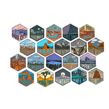 Load image into Gallery viewer, Mount Hood, Oregon- Hexagon Sticker
