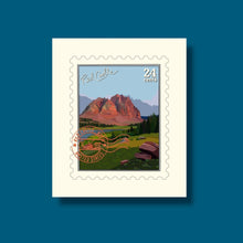 Load image into Gallery viewer, Red Castle Stamp Sticker
