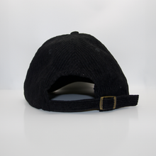 Load image into Gallery viewer, Blue Bison Black Corduroy Hat
