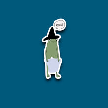 Load image into Gallery viewer, Halloween Witch Frog Sticker (Q21)
