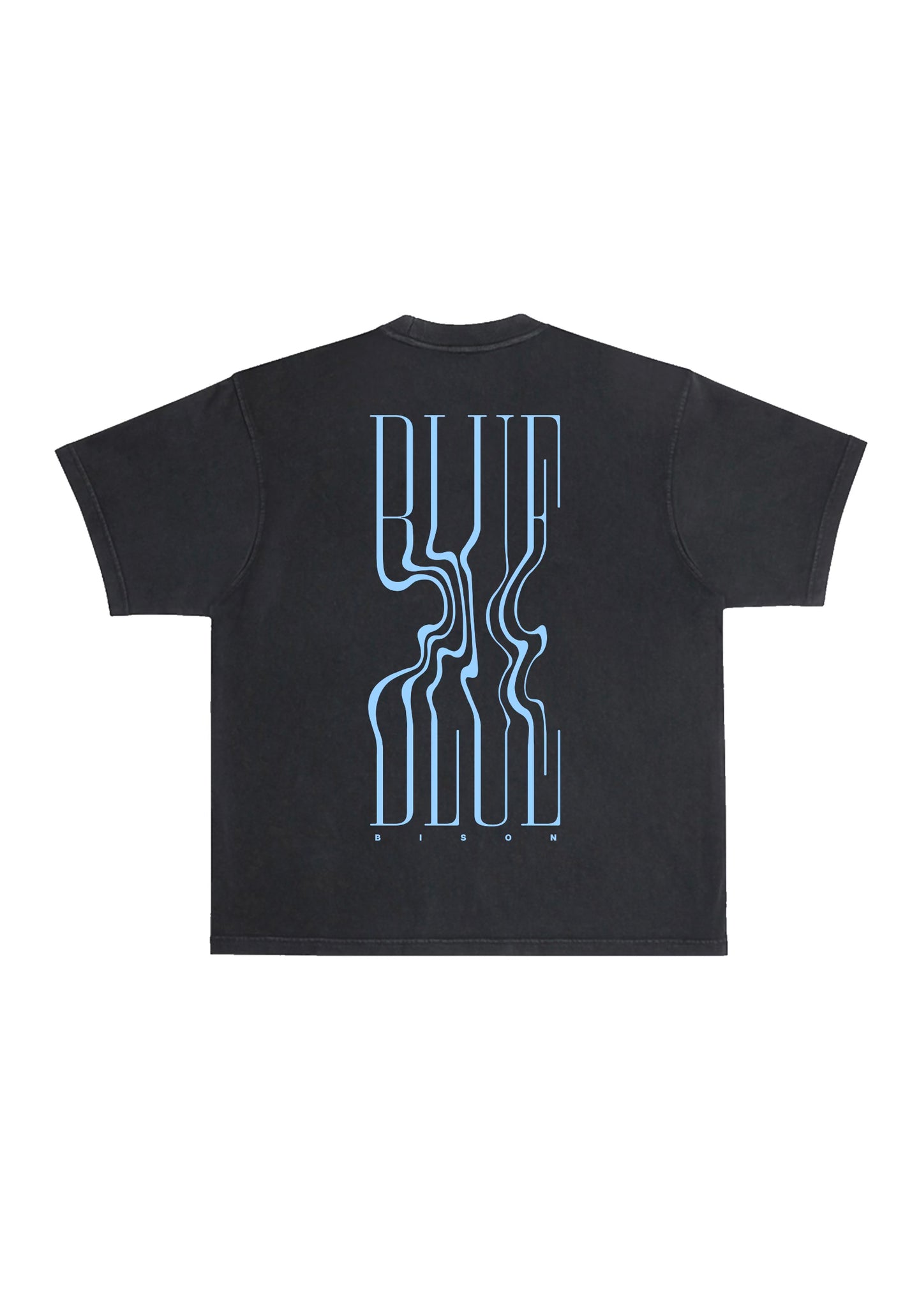 BLUE Squiggle Tee