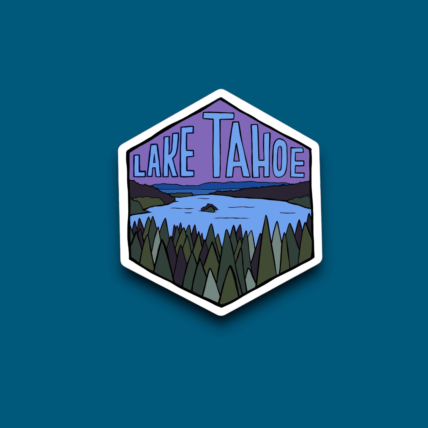 Honeycomb Lake Tahoe Sticker