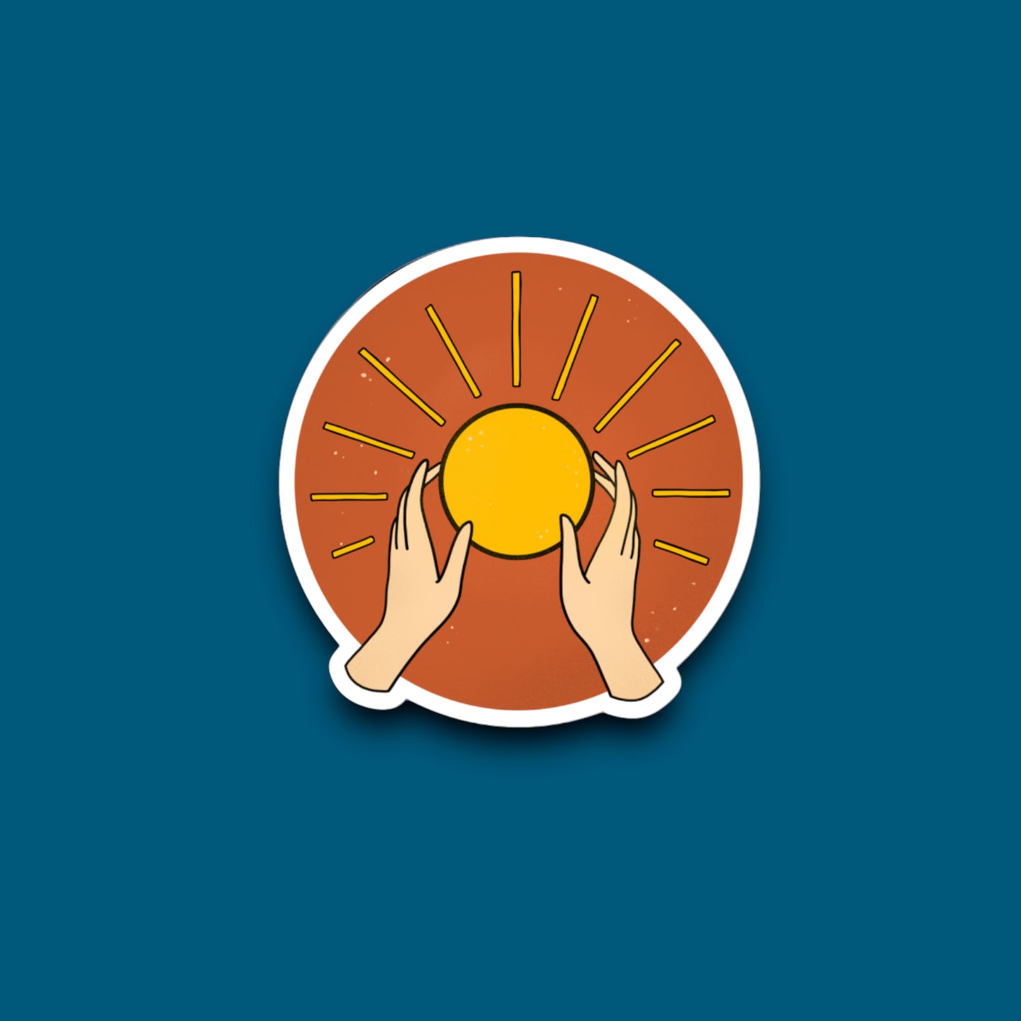 Sun Hands Sticker (G13)