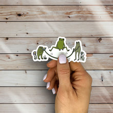 Load image into Gallery viewer, Jump Roping Frogs Sticker
