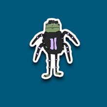 Load image into Gallery viewer, Black Widow Frog Sticker (R22)

