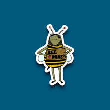 Load image into Gallery viewer, Bee Mine Valentines Day Frog Sticker
