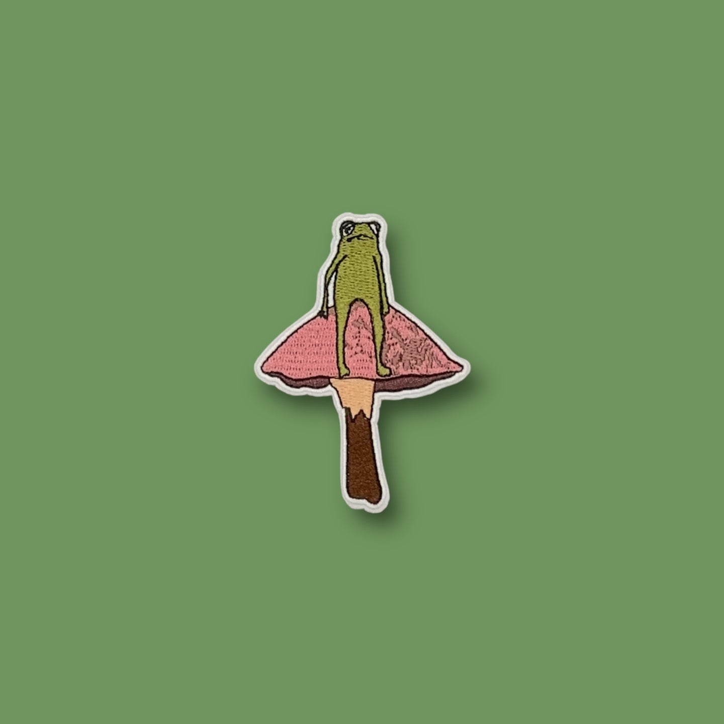 Frog Sittin' On A Shroom Patch