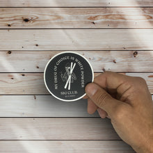 Load image into Gallery viewer, Ski Club, Black Vinyl Sticker
