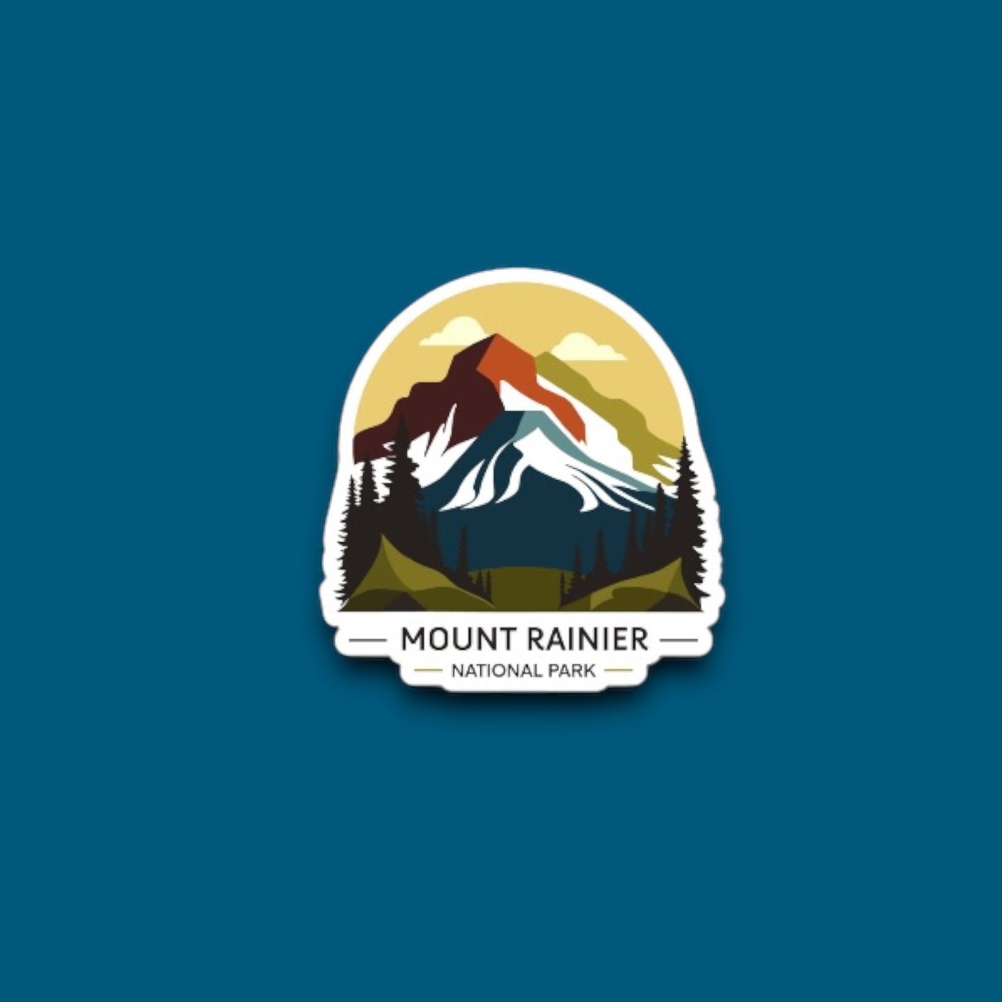 Mount Rainier Sticker (G6)