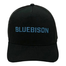 Load image into Gallery viewer, Blue Bison Trucker Hat- Black
