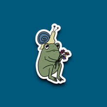 Load image into Gallery viewer, Frog and Snail Sticker

