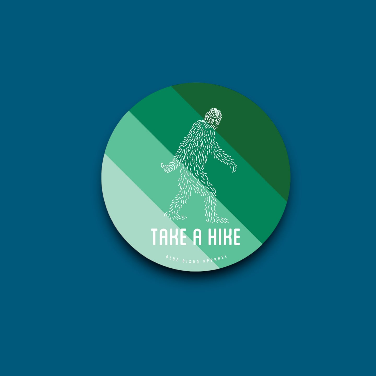 Green Sasquatch Sticker (P2)
