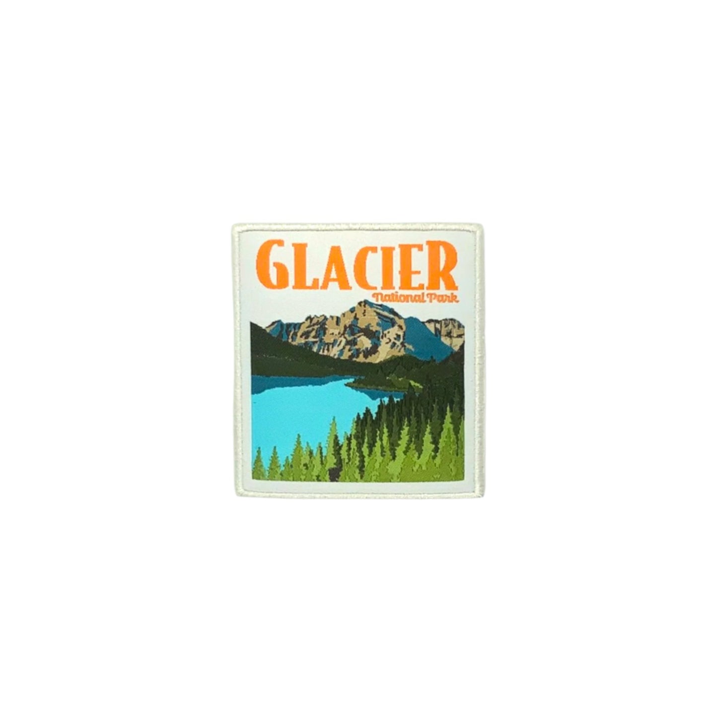 Glacier National Park Poster Patch