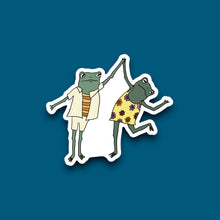 Load image into Gallery viewer, Dancing Frogs Sticker
