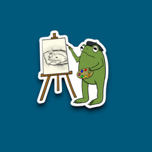 Load image into Gallery viewer, Paint Me Like One Of Your French Girls Frog Sticker (J18)
