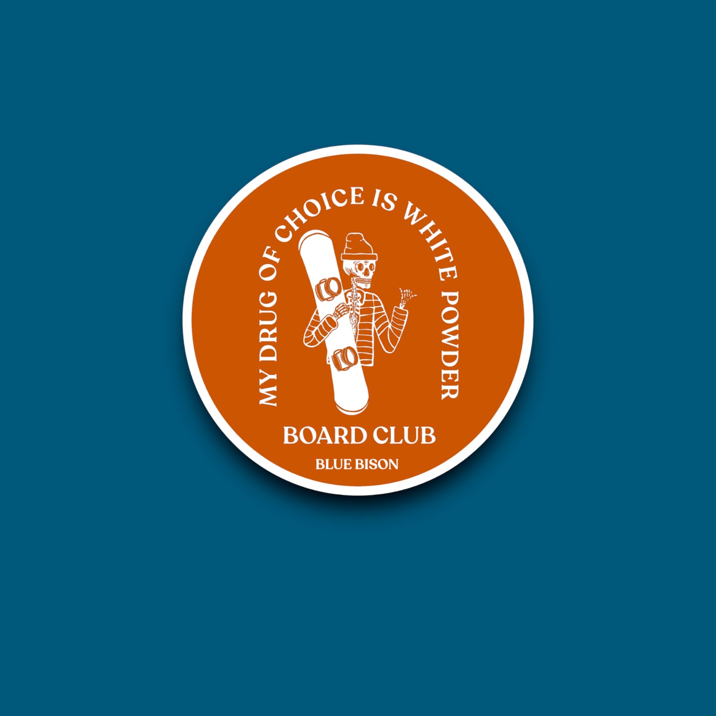 Board Club Rust Sticker (A10)