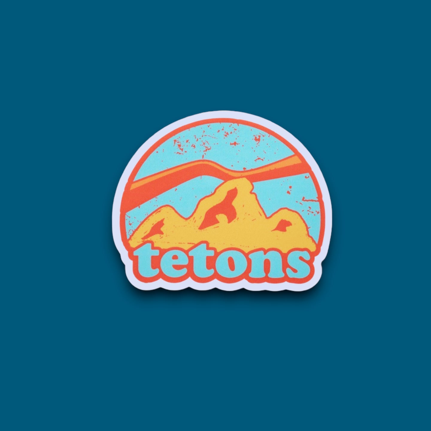 Tetons 02 Sticker