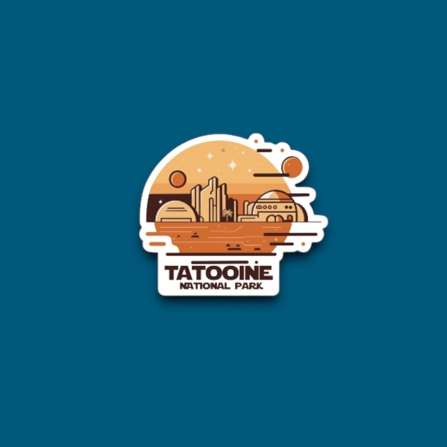 Tatooine National Park Sticker 2