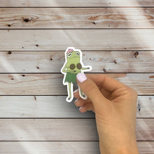 Load image into Gallery viewer, Hula Frog Sticker (N22)
