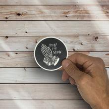 Load image into Gallery viewer, Pray For Snow, Ski And Snowboarding Vinyl Sticker
