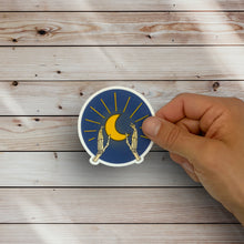 Load image into Gallery viewer, Moon Hands Sticker
