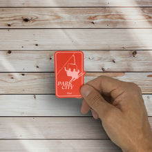 Load image into Gallery viewer, Ski Park City Red Sticker (B4)
