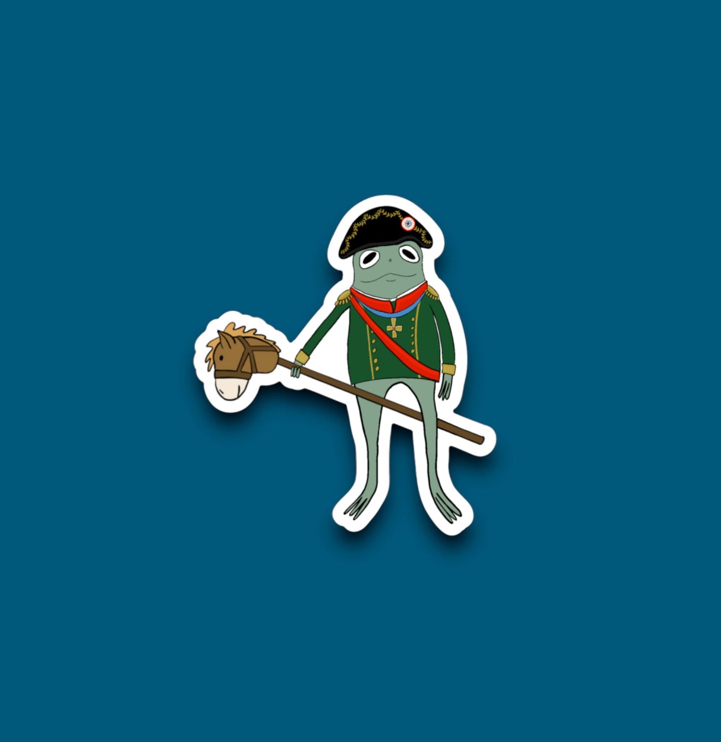 Napoleon Frog Sticker (N13)
