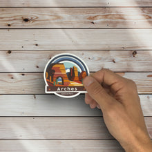 Load image into Gallery viewer, Arches National Park Sticker, no. 1
