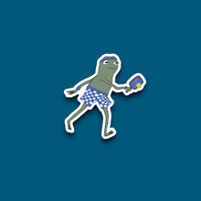 Load image into Gallery viewer, Pickle Ball Frog Sticker (K17)
