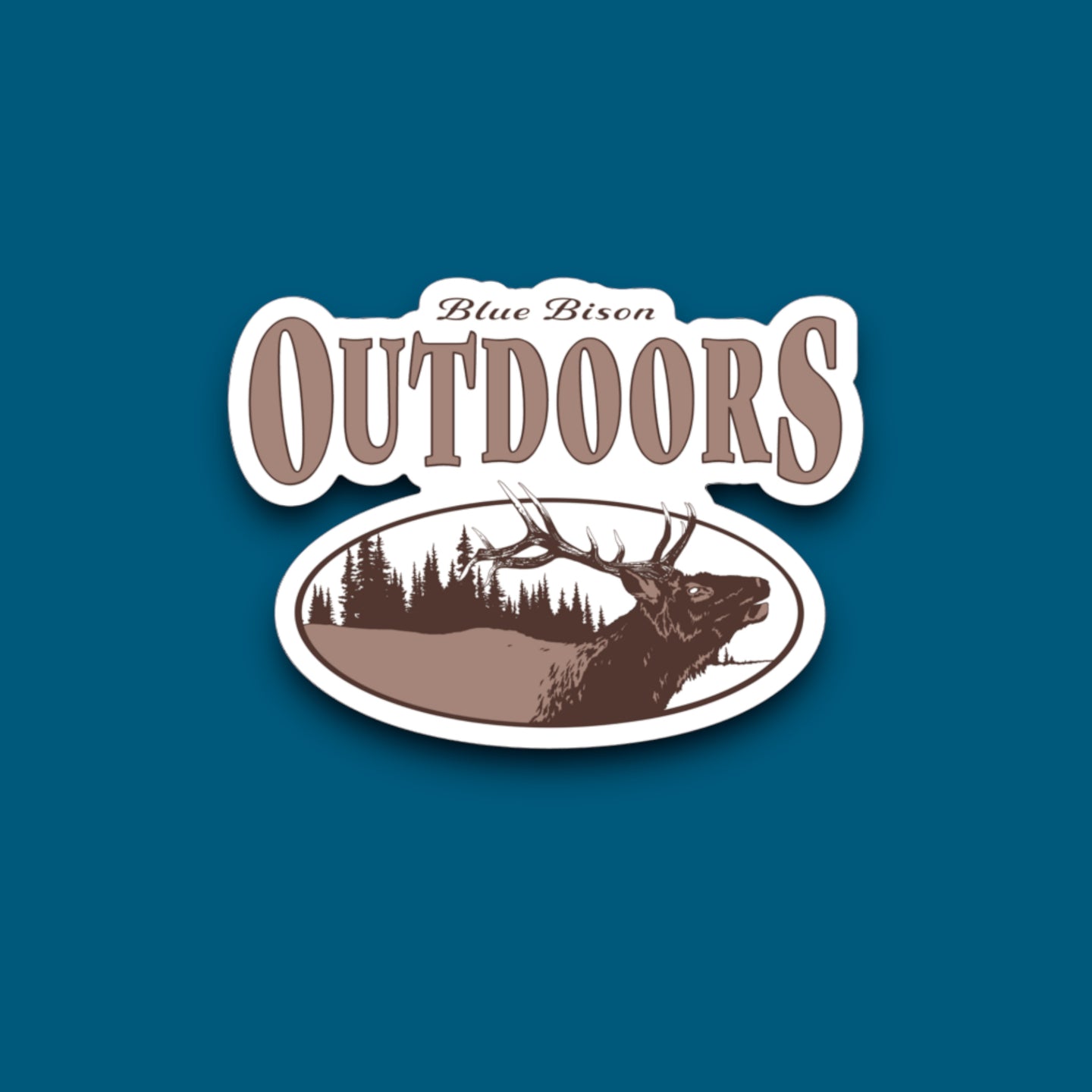 Blue Bison Outdoors Elk Edition Sticker