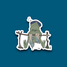 Load image into Gallery viewer, Sleeping Frog Sticker
