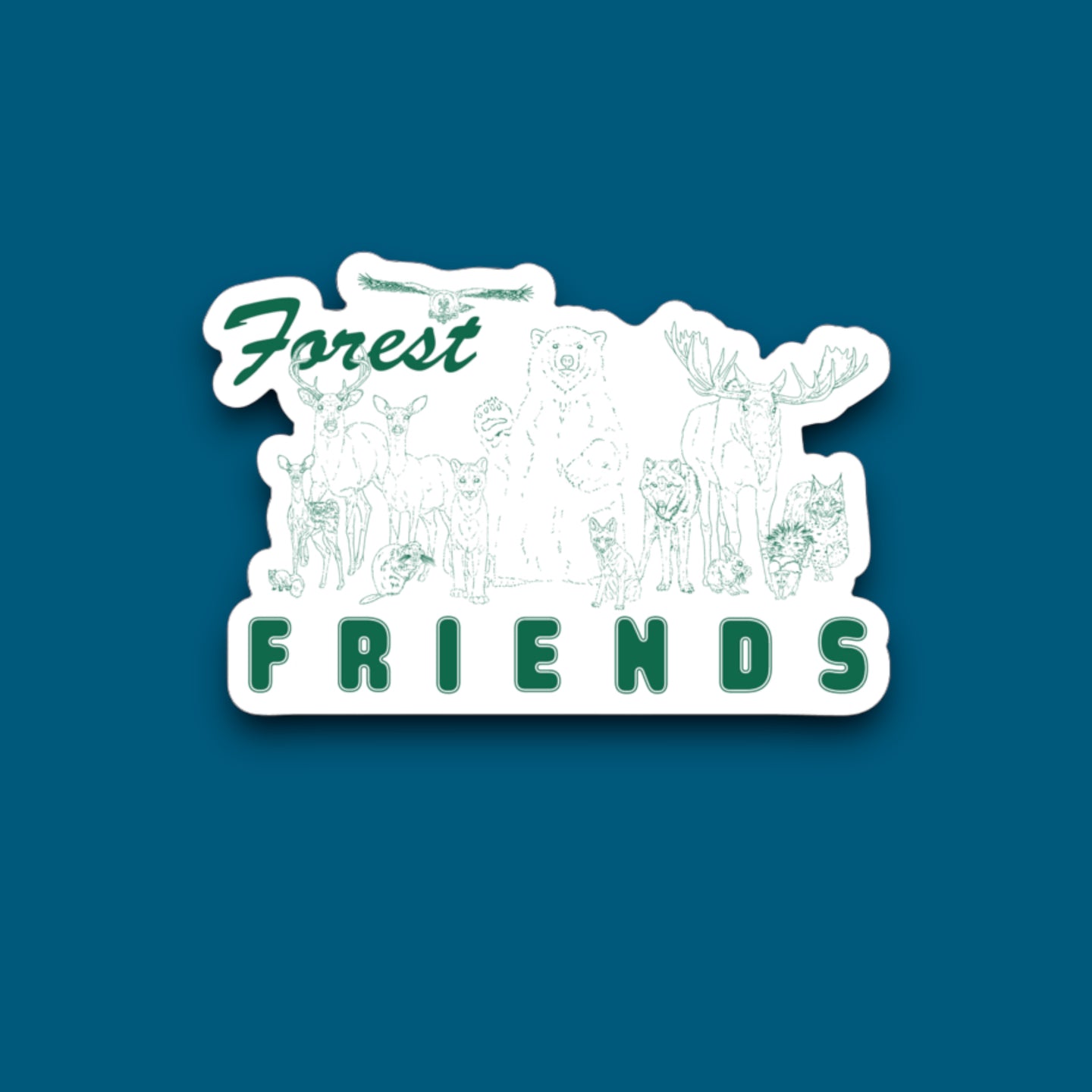 Forest Friends Sticker