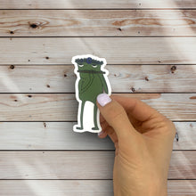 Load image into Gallery viewer, Frog Playin&#39; The Flute Sticker (O16)
