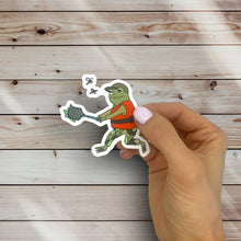 Load image into Gallery viewer, Mid Hunt Frog Sticker (N21)

