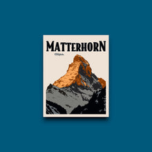 Load image into Gallery viewer, Matterhorn Alps Poster Sticker (C15)
