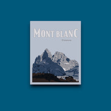 Load image into Gallery viewer, Mont Blanc, France- Poster Sticker
