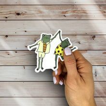 Load image into Gallery viewer, Dancing Frogs Sticker
