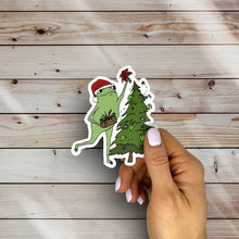 Load image into Gallery viewer, Frog Decorating Christmas Tree Sticker
