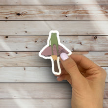 Load image into Gallery viewer, Frog Sittin&#39; On A Shroom Sticker (L14)
