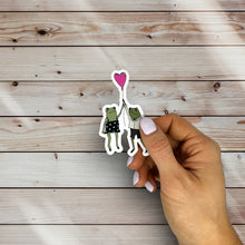 Load image into Gallery viewer, Valentines Day Frogs In Love Sticker
