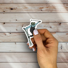Load image into Gallery viewer, Tail Grab Skier Frog Sticker
