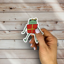 Load image into Gallery viewer, Gift Frog Sticker (R18)
