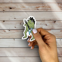 Load image into Gallery viewer, Guitar Playin&#39; Frog Sticker (J16)
