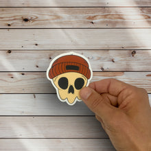 Load image into Gallery viewer, Beanie Skull Sticker (E19)
